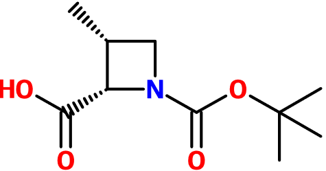 (图片) MC004933 (2S,3R)-1-Boc-3-methylazetidine-2-carboxylic acid